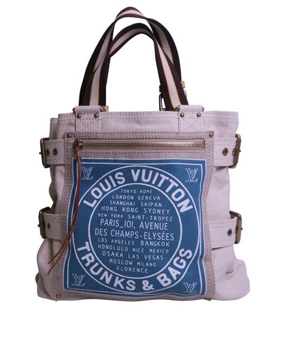 Toile Globe Shopper Cabas, front view
